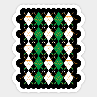 Arrow Argyle Sticker